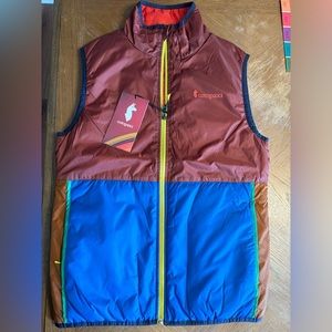 Cotopaxi Teca Calido Vest Mens Small Full-Zip Colorblock Reversible  NWT